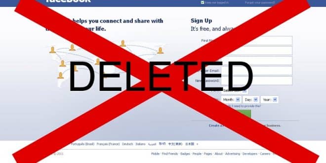 delete facebook account طريقة حذف حساب فيس بوك