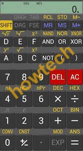 تطبيق الحاسبة العلمية RealCalc Scientific Calculator