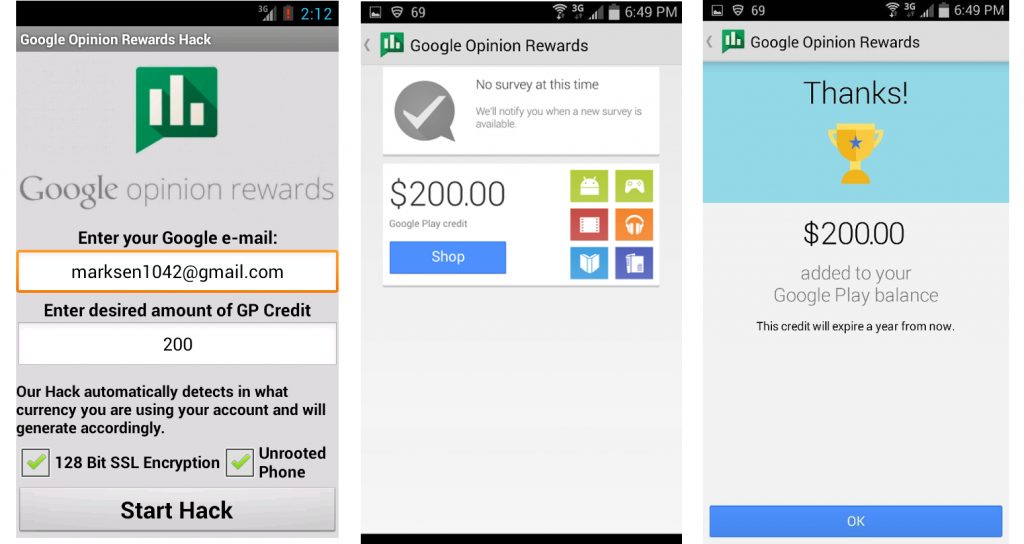  Google Opinion Rewards , جوجل بلاي , رصيد جوجل بلاي مجانا